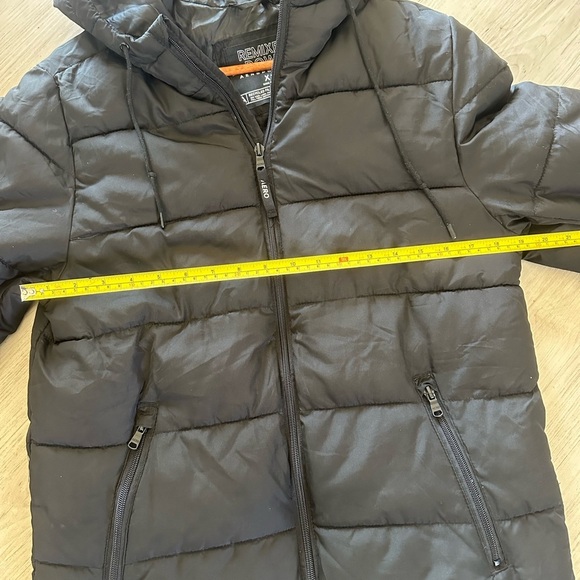 Men’s Aeropostale Black Down Puffer Jacket XS - Picture 7 of 10